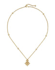 Gucci Jewellery - Necklace Gucci Flora Yellow Gold 18k Necklace with Double G