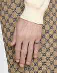 Gucci Jewellery - Rings Gucci Sterling 6mm Chain Banb with Interlocking G Size 7