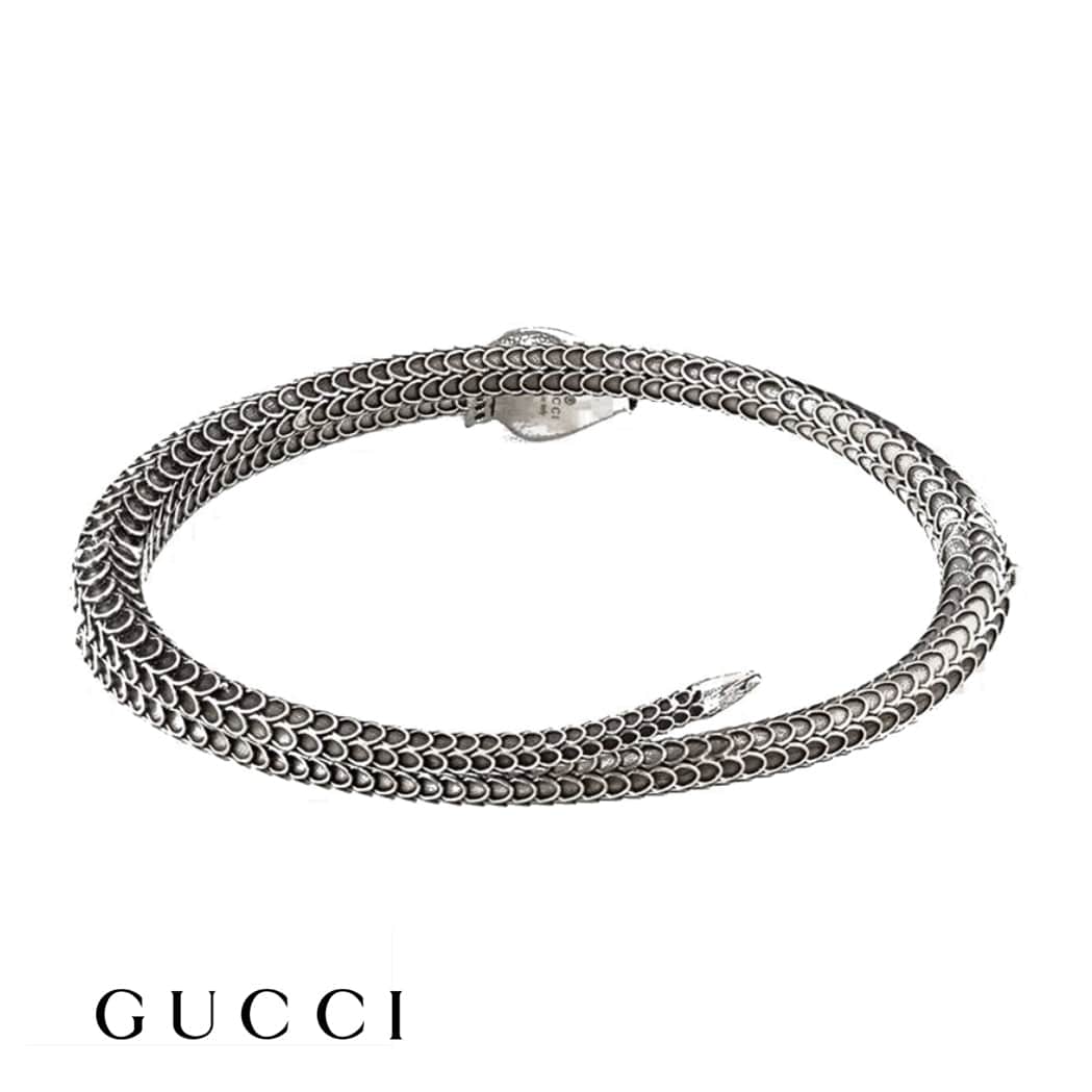 Gucci Sterling Garden Hinged Snake Bangle – Touch of Gold Fine