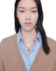 Gucci Jewellery - Necklace Gucci Sterling Reversible GG Key Marmont Necklace