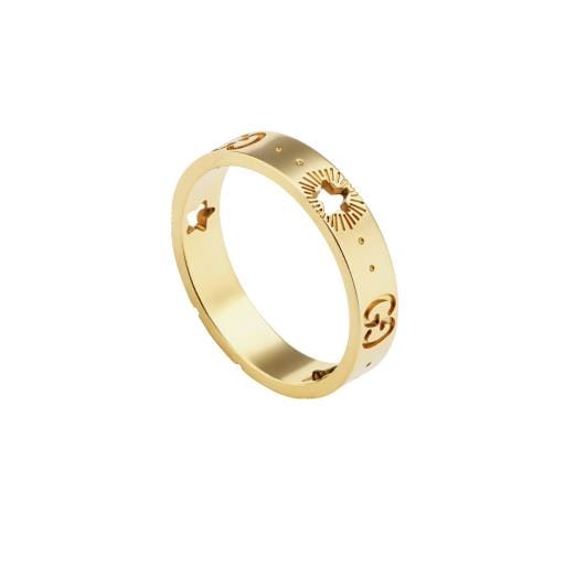 Gucci Yellow Gold Icon Star Ring