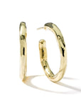 Ippolita Jewellery - Earrings - Hoop Ippolita 18K Yellow Gold Classico #2 Hammered Hoops