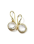 Ippolita Jewellery - Earrings - Drop Ippolita 18K YG Lollipop Mini Drop Clear Quartz Earrings