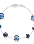 Ippolita Jewellery - Bracelet Ippolita Sterling Lollipop 7 Blue Stone Bracelet