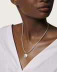John Hardy Jewellery - Necklace John Hardy Silver 18K Small Hammered Disc Necklace