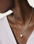 John Hardy Jewellery - Necklace John Hardy Silver 18K Small Hammered Disc Necklace