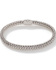 John Hardy Jewellery - Bracelet John Hardy Silver 6.5mm Classic Chain Diamond Pave Clasp Bracelet