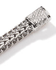 John Hardy Jewellery - Bracelet John Hardy Silver 6.5mm Classic Chain Diamond Pave Clasp Bracelet