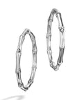 John Hardy Jewellery - Earrings - Hoop John Hardy Silver Bamboo Medium Hoops