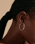 John Hardy Jewellery - Earrings - Hoop John Hardy Silver Bamboo Medium Hoops