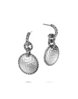 John Hardy Jewellery - Earrings - Drop John Hardy Silver Classic Chain Hammered Disc Drop Earrings
