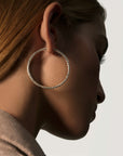 John Hardy Jewellery - Earrings - Hoop John Hardy Silver Classic Chain Hoops 45mm