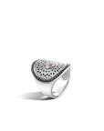 John Hardy Jewellery - Rings John Hardy Silver Classic Chain Oval Halo Ring