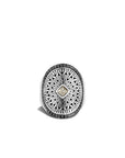 John Hardy Jewellery - Rings John Hardy Silver Classic Chain Oval Halo Ring