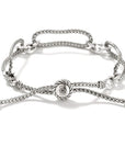 John Hardy Jewellery - Bracelet John Hardy Silver Knife Edge and Classic Chain Link Bracelet