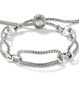 John Hardy Jewellery - Bracelet John Hardy Silver Knife Edge and Classic Chain Link Bracelet