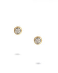 Marco Bicego Jewellery - Earrings - Stud Marco Bicego Yellow Gold and Diamond Delicati Stud Earrings