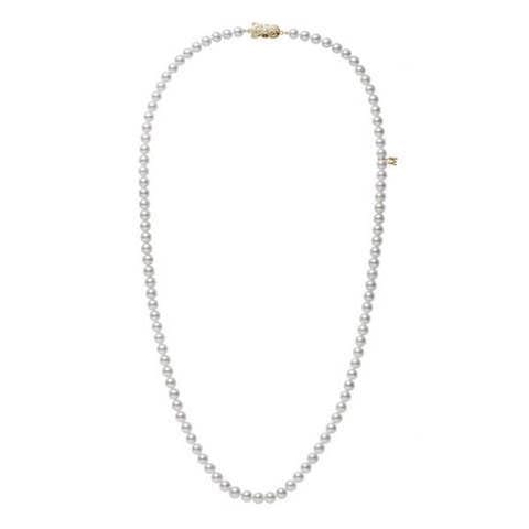AFFECT Pearl Necklace（6mm） Men's 6mm Shell Pearl Necklace 