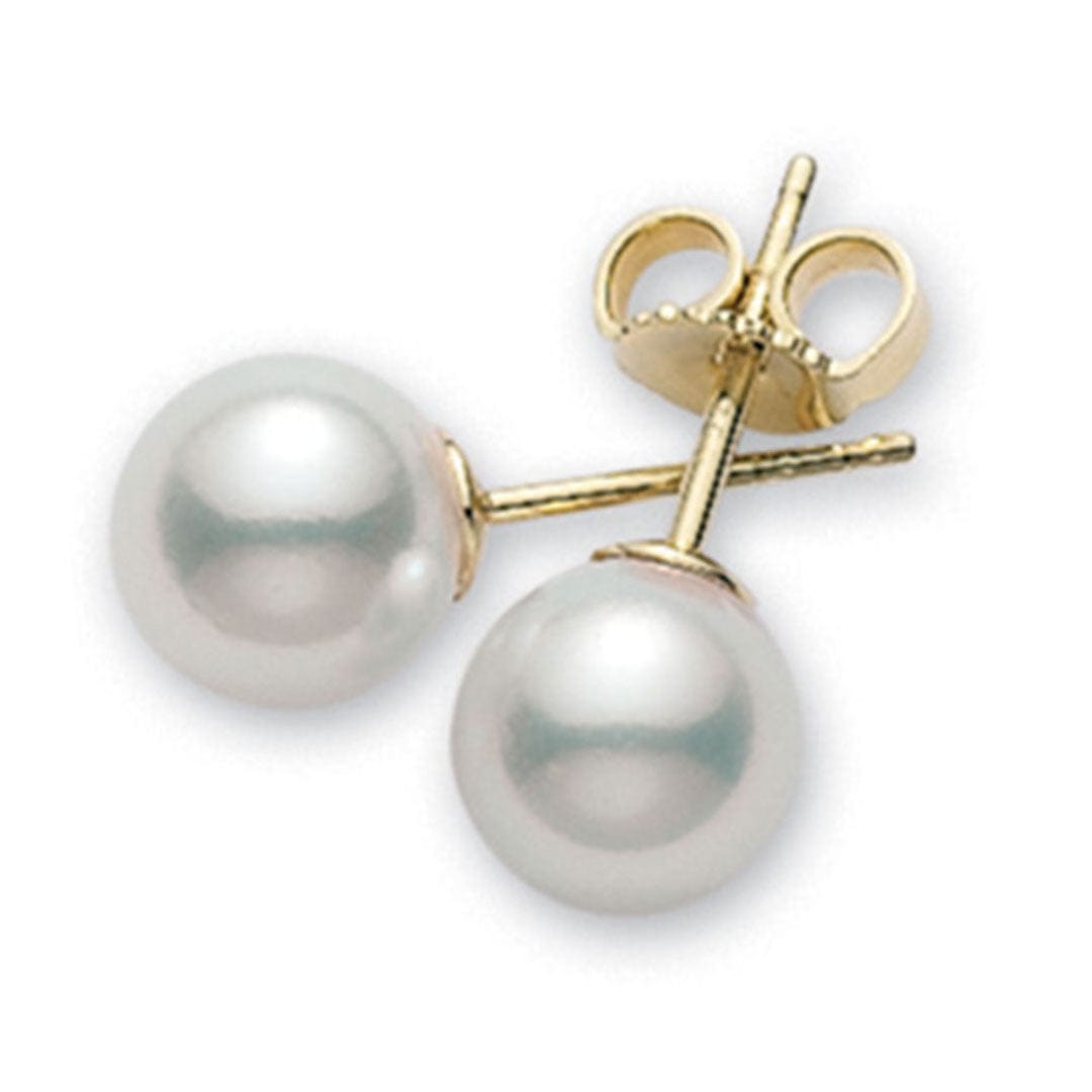 Mikimoto 6mm hot sale pearl earrings