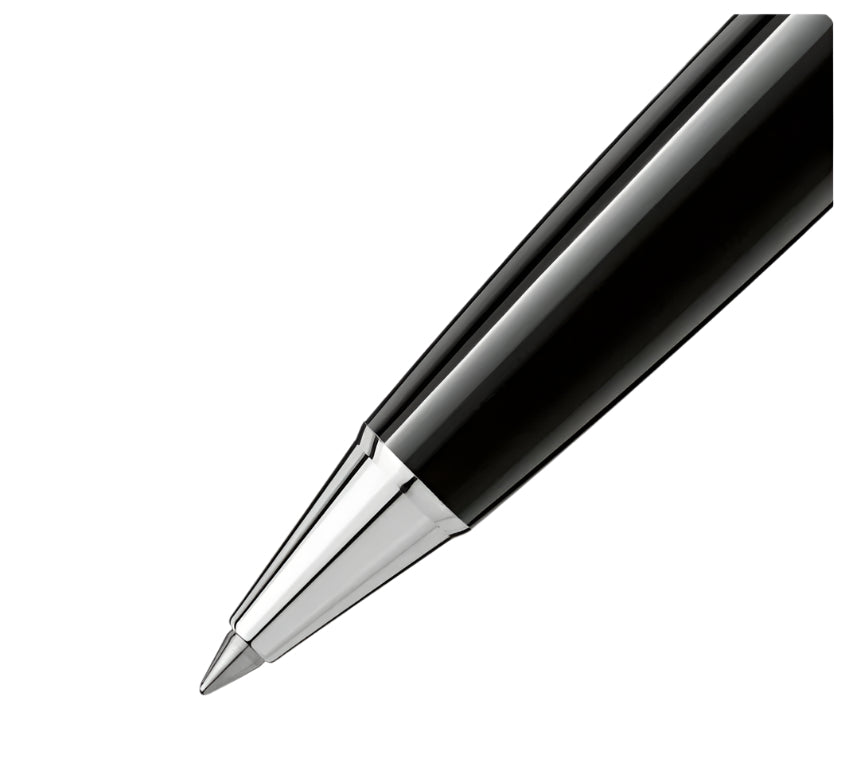 Mont Blanc Pix Black Silver Rollerball Pen – Touch of Gold Fine