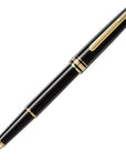 Mont Blanc Accessories - Assorted Montblanc Meisterstück Black Gold-Coated 163 Classique Rollerball Pen