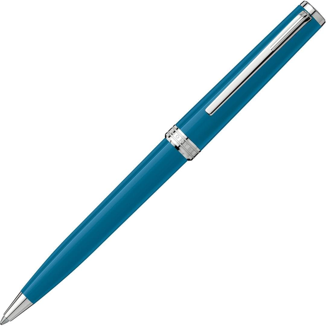 Montblanc Petrol Blue PIX Ballpoint Pen – Touch of Gold Fine