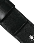 Mont Blanc Accessories - Assorted Montblanc Siena Black Writing Instrument Leather Pouch