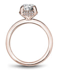 Touch of Gold Diamonds Jewellery - Engagement Ring Noam Carver 14kt Rose Gold 1.01ct Oval Solitaire with Hidden Halo