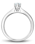 Crown Ring Jewellery - Engagement Ring Noam Carver 14kt White Gold 0.70ct Pear Solitaire