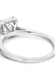 Touch of Gold Diamonds Jewellery - Engagement Ring Noam Carver 14kt White Gold 0.74ct Princess Halo with Cut Corner Claws