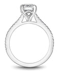 Touch of Gold Diamonds Jewellery - Engagement Ring Noam Carver 14kt White Gold 0.80ct Emerald Solitaire