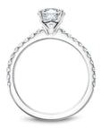 Touch of Gold Diamonds Jewellery - Engagement Ring Noam Carver 14kt White Gold 0.83ct Round Solitaire