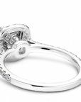 Touch of Gold Diamonds Jewellery - Engagement Ring Noam Carver 14kt White Gold 1.03ct Cushion Halo
