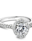 Touch of Gold Diamonds Jewellery - Engagement Ring Noam Carver 14kt White Gold Round Halo