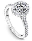 Touch of Gold Diamonds Jewellery - Engagement Ring Noam Carver 14kt White Gold Round Halo