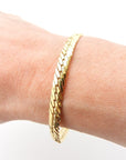 Rich Jewellery Jewellery - Bracelet Rich 10K Yellow Gold 5mm Rounded Herringbone Bracelet 7.5"