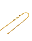 Rich Jewellery Jewellery - Necklace Rich 14K Yellow Gold Heavy Wheat Chain 18"