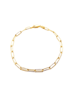 Rich Jewellery Jewellery - Bracelet Rich 14K Yellow Gold Medium Paperclip Link Bracelet 7.5"