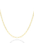 Rich Jewellery Jewellery - Necklace Rich 14K Yellow Gold Medium Paperclip Link Chain 16"