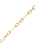 Roberto Coin Inc. Jewellery - Bracelet Roberto Coin 18K Designer Gold Alternating Oval Link Bracelet