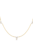 Roberto Coin Inc. Jewellery - Necklace Roberto Coin 18K Diamonds by the Inch Flower Station Necklace