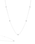 Roberto Coin Inc. Jewellery - Necklace Roberto Coin 18K White Gold 5 Station Diamond Necklace