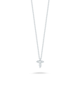Roberto Coin Inc. Jewellery - Necklace Roberto Coin 18K White Gold Mini Cross Diamond Necklace