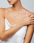Roberto Coin Inc. Jewellery - Necklace Roberto Coin 18K White Gold Mini Cross Diamond Necklace