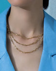 Roberto Coin Inc. Jewellery - Necklace Roberto Coin 18K Yellow Gold 22" Paperclip Link Chain
