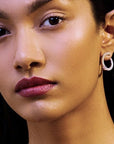 Roberto Coin Inc. Jewellery - Earrings - Stud Roberto Coin 18K Yellow Gold Love in Verona Diamond Circle Earrings