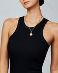 Roberto Coin Inc. Jewellery - Necklace Roberto Coin 18K Yellow Gold Venetian Princess Diamond Disc Necklace