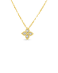 Roberto Coin Inc. Jewellery - Necklace Roberto Coin Princess Flower 0.04ct Small Diamond Pendant