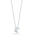 Roberto Coin Inc. Jewellery - Necklace Roberto Coin Tiny Treasures 18K White Gold Diamond Love Letter 'E' Necklace