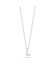 Roberto Coin Inc. Jewellery - Necklace Roberto Coin Tiny Treasures 18K White Gold Diamond Love Letter 'L' Necklace